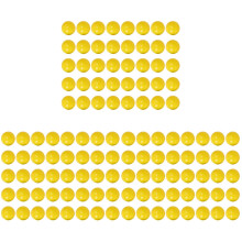 150Pcs PVC Seamless Balls Yellow Plastic Party Activity Props