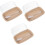 3Pcs Multi Color Butter Storage Container with Lid Food Plate 2