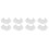 800 Pcs Lollipop Paper Stick White Cake Accessories 5