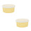2Pcs Yellow Ceramic Baking Bowls for Desserts Soups and Cooking 1