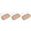3Pcs Multi Color Butter Storage Container with Lid Food Plate 3