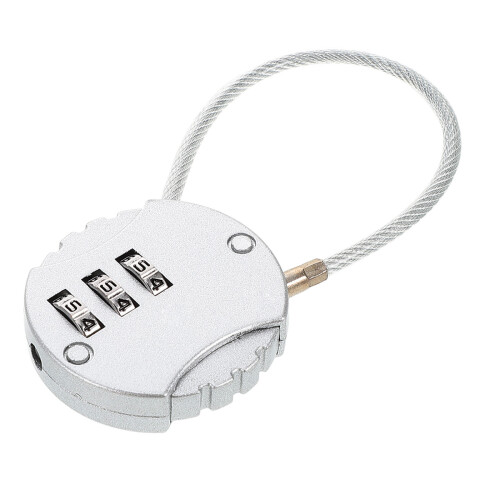 4Pcs Silver Multi-Use Number Code Locks for Gym Lockers and Suitcases 2