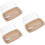 3Pcs Multi Color Butter Storage Container with Lid Food Plate 6