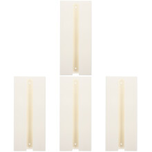 4Pcs Under Cabinet Wine Glass Holder White ABS Sturdy Cup Rack