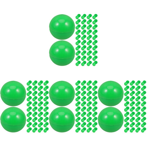 200Pcs Openable Green PVC Party Game Balls Raffle Drawing Props 1