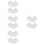 800 Pcs Lollipop Paper Stick White Cake Accessories 8