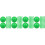 200Pcs Openable Green PVC Party Game Balls Raffle Drawing Props 3