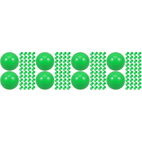 200Pcs Openable Green PVC Party Game Balls Raffle Drawing Props 2