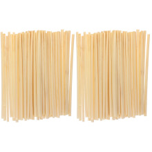 200Pcs DIY Wheat Straw Bee Tubes Natural Refill Tubes for Bee Nesting