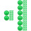 200Pcs Openable Green PVC Party Game Balls Raffle Drawing Props 5