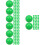 200Pcs Openable Green PVC Party Game Balls Raffle Drawing Props 6