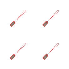 4Pcs Red Double Picker Machine Plastic Mini Portable Number Selector