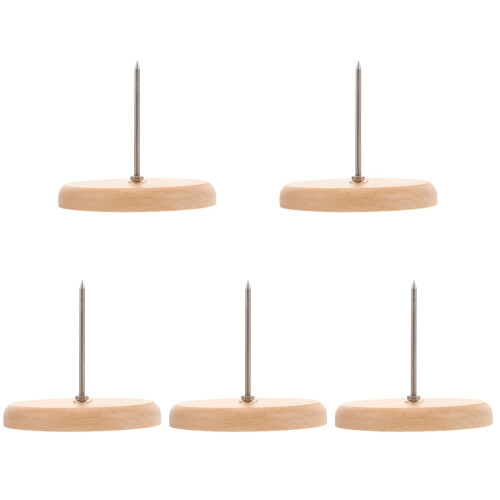 5Pcs Multi Desk Bill Holder Wood Iron Receipt Organizer for Office
