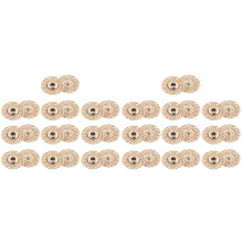 20Pcs Golden Snap Buttons Hollow Snowflake Press Fasteners for Sewing