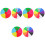 6Pcs Assorted Prize Wheel DIY Game Durable PVC 2