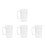 4Pcs Premium Beer Cup with Handle Transparent for Home and Bar 3