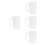 4Pcs Premium Beer Cup with Handle Transparent for Home and Bar 5