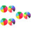 6Pcs Assorted Prize Wheel DIY Game Durable PVC 6