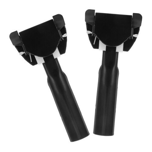 6Pcs Mop Handle Clamp Iron Frame Chrome Head for Commercial Cleaning 2