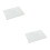 10Pcs Small White Desktop Board Office Supplies Planner Reminder 1