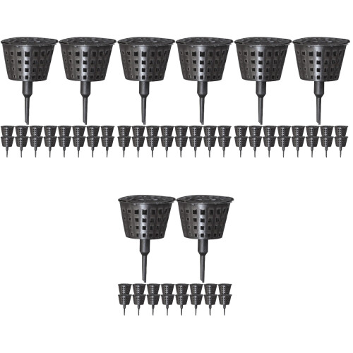 120Pcs Black Plastic Fertilizer Containers for Bonsai Slow Release Use 1