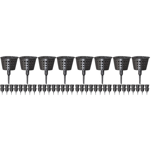 120Pcs Black Plastic Fertilizer Containers for Bonsai Slow Release Use 2