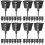 120Pcs Black Plastic Fertilizer Containers for Bonsai Slow Release Use 4