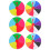 6Pcs Assorted Prize Wheel DIY Game Durable PVC 7