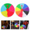 6Pcs Assorted Prize Wheel DIY Game Durable PVC 9