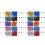1000Pcs Assorted Color Pushpins for Fabric Map Display 1