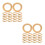 2 Count Cute Room Decor Home Accessories Window Curtain Ring 5