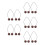 5Pairs Face Dimples Exerciser Metal Clip Trainer for Cheeks Black Tool 7