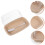 3Pcs Multi Color Butter Storage Container with Lid Food Plate 8