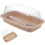 3Pcs Multi Color Butter Storage Container with Lid Food Plate 9