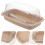 3Pcs Multi Color Butter Storage Container with Lid Food Plate 10