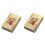 2Pcs Gold Poker Playing Cards Plastic Durable Washable Decks 1