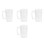 4Pcs Premium Beer Cup with Handle Transparent for Home and Bar 7