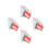 4Sets Assorted Color PVC Bridge Bidding Cards Set for Smooth Gameplay 7