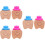 6Pcs Baby Teeth Container Cute Wood Tooth Saver Keepsake Organizer 5