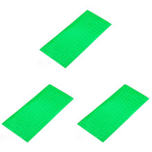 3Pcs Green Bicycle Wheel Reflective Tape Uv Protected Safety Straps