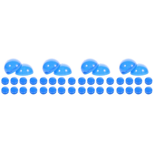 80Pcs Blue Plastic Balls Vibrant Raffle Drawing Balls 2