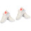 2Paren Sneakers Wit Met Comfortabele Honingraat Binnenzool 4