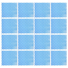 400Pcs Blue Paper Baking Sheets Food-Grade Oil Absorbent Food Wrapping