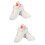 2Paren Sneakers Wit Met Comfortabele Honingraat Binnenzool 7