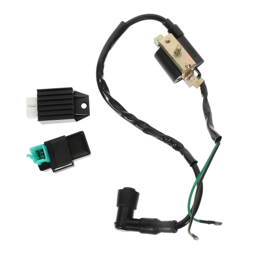 3Sets Motorcycle Voltage Regulator Rectifier Durable Black Replacement 1