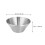 4Pcs Silver Stainless Steel Multi-Function Dessert and Salad Bowls 10