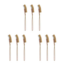 9Pcs Multifunctional Golden Metal Rust Removing Brushes for Home Use