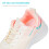 2Paren Sneakers Wit Met Comfortabele Honingraat Binnenzool 8