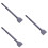 3Pcs Black Plus Flat Hardened Alloy for Drilling 7