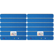 2Sets DIY Felt Bulletin Board Strips Sky-Blue for Office Home Walls